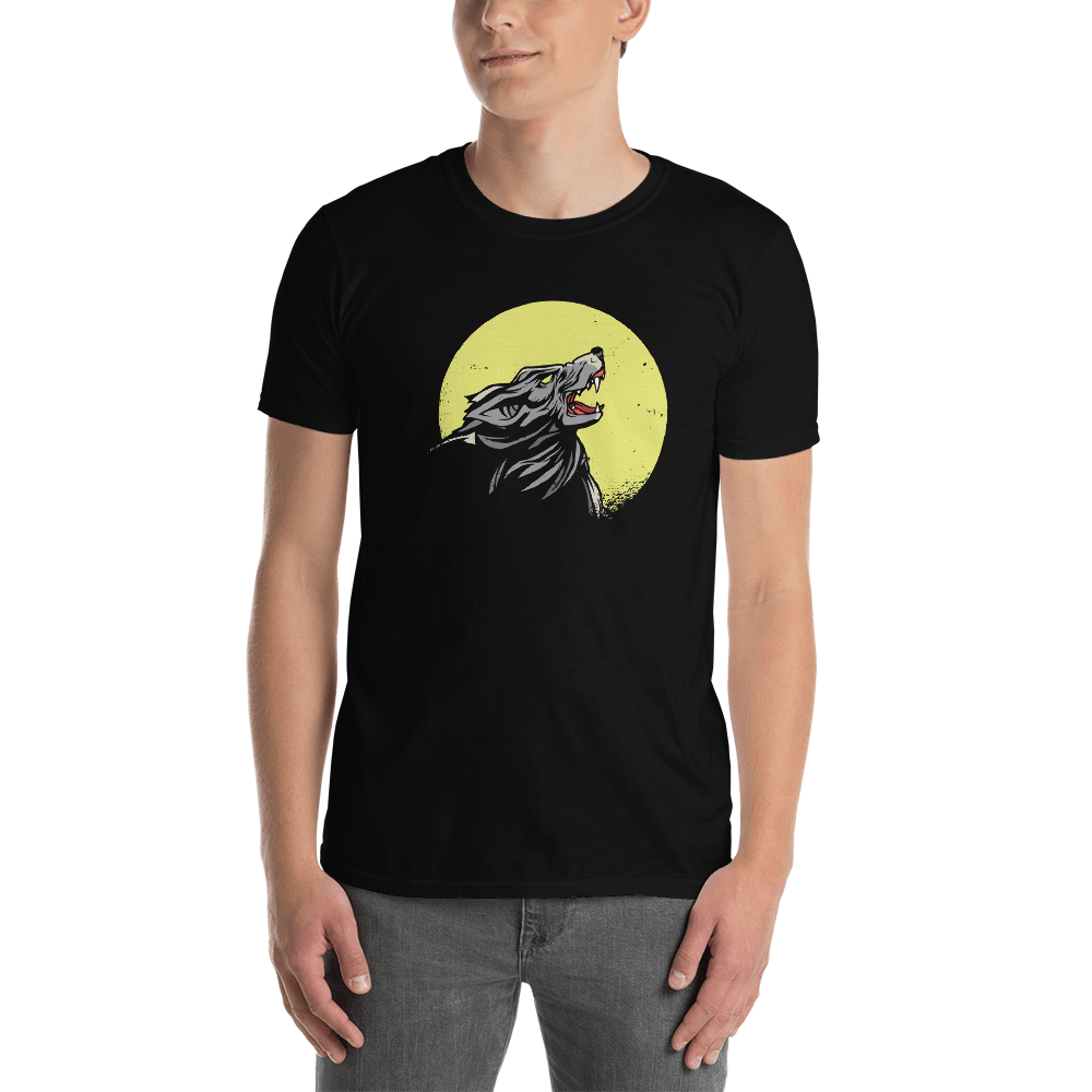 -WOLF- Kurzarm-Unisex-T-Shirt