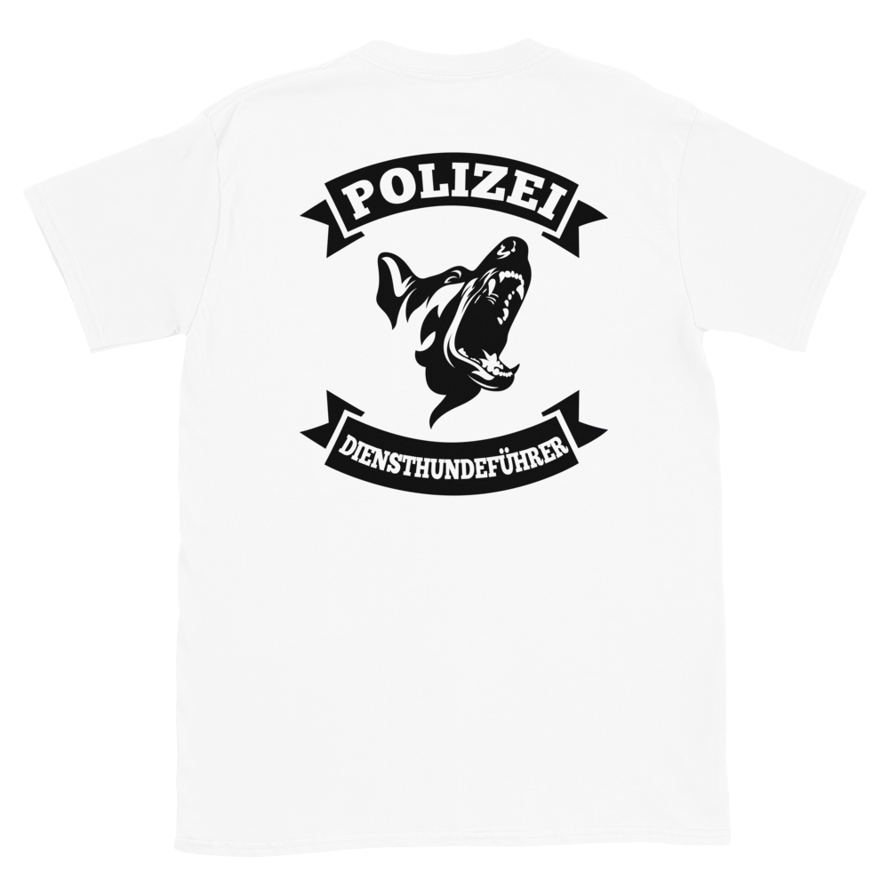 -POLIZEI DIENSTHUNDEFÜHRER- Kurzarm-Unisex-T-Shirt