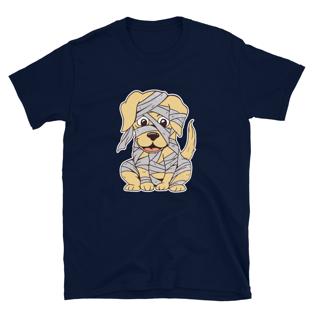 -HUND MUMIE- Kurzarm-Unisex-T-Shirt