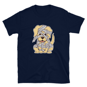 -HUND MUMIE- Kurzarm-Unisex-T-Shirt