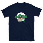 -Bazooka Pug- Kurzarm-Unisex-T-Shirt