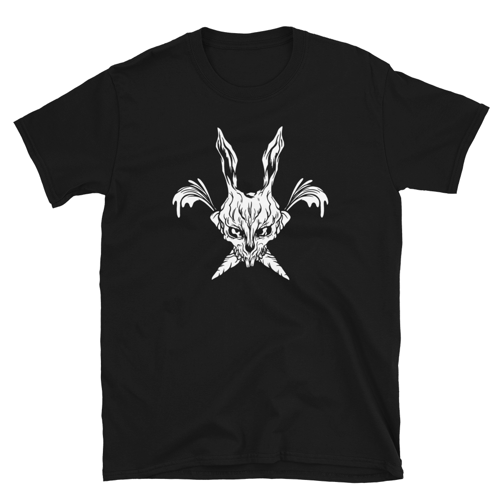 -Horror Bunny- Kurzarm-Unisex-T-Shirt