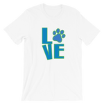 -LOVE- Kurzärmeliges Unisex-T-Shirt