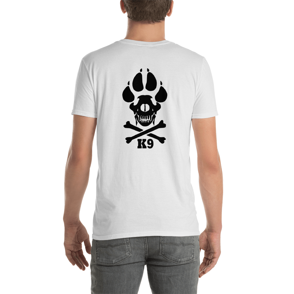 -K9 Skull- Kurzarm-Unisex-T-Shirt