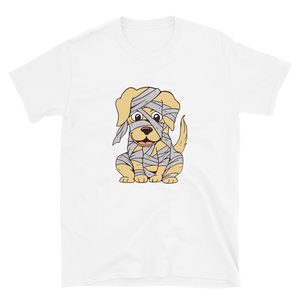 -HUND MUMIE- Kurzarm-Unisex-T-Shirt