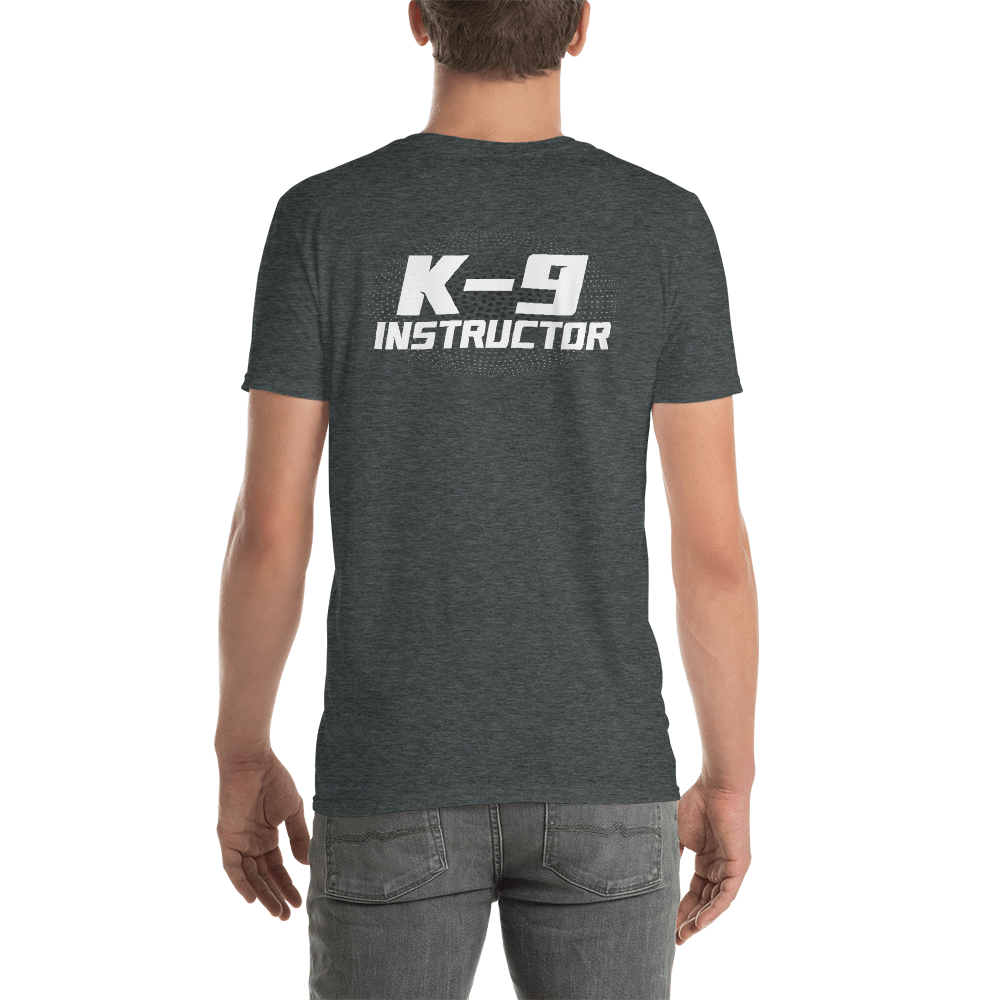 -K-9 INSTRUCTOR SKULL- Kurzarm-Unisex-T-Shirt