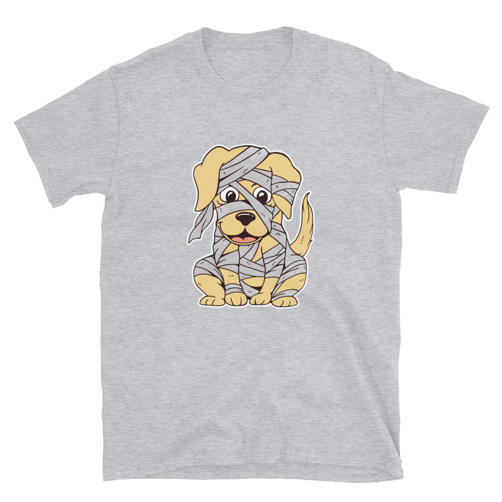 -HUND MUMIE- Kurzarm-Unisex-T-Shirt