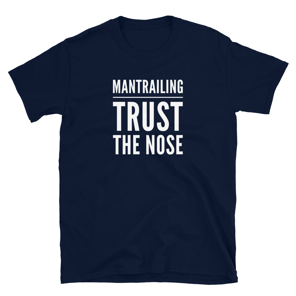 -Mantrailing- Kurzarm-Unisex-T-Shirt