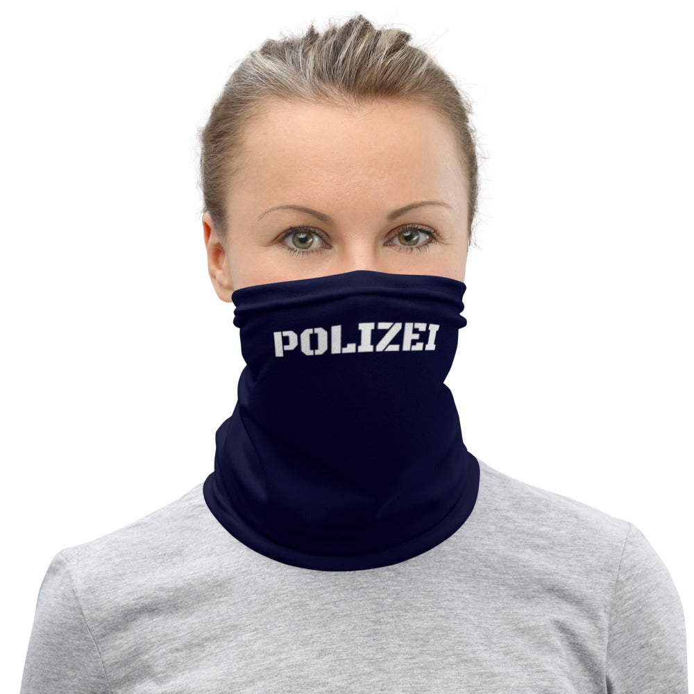 -POLIZEI- Multifunktionstuch Polizeiblau