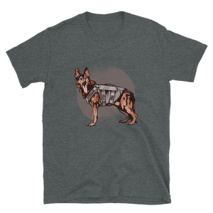 -K9 Diensthund- Kurzarm-Unisex-T-Shirt