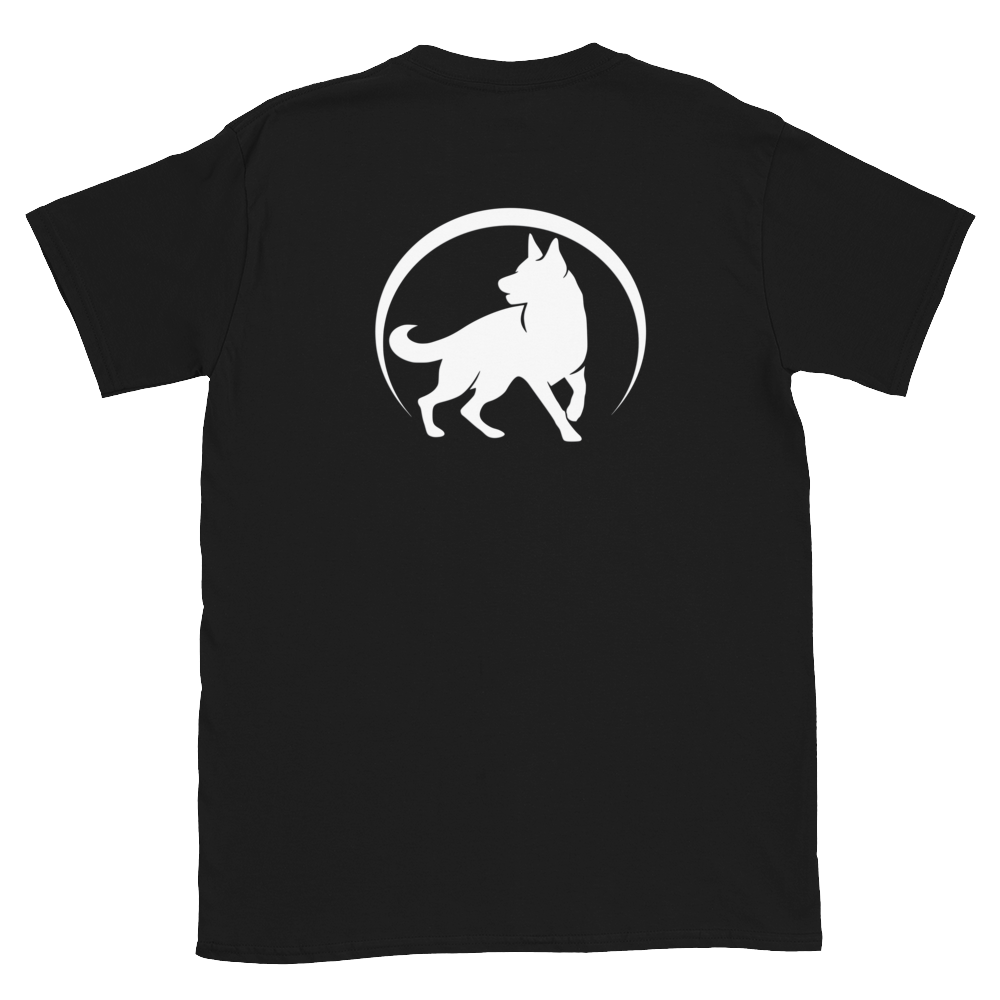 -Hunde Logo- Kurzarm-Unisex-T-Shirt