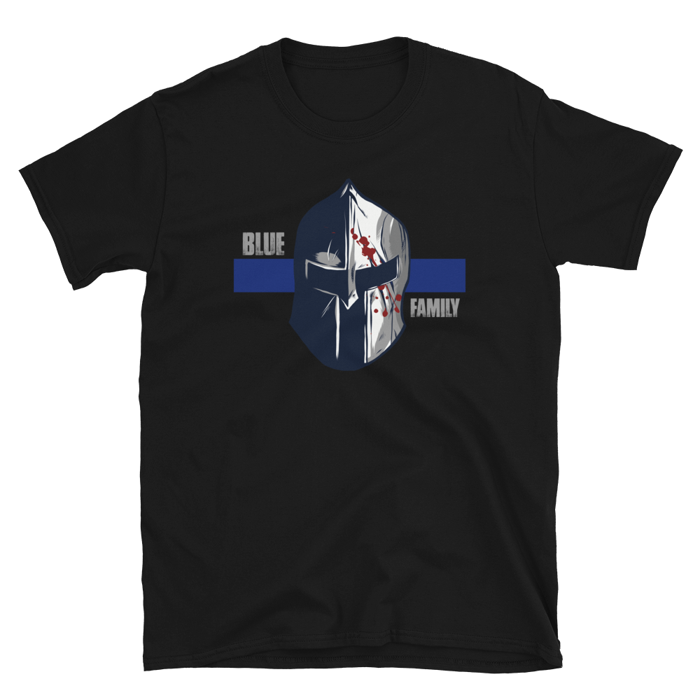 -BLUE FAMILY- Kurzarm-Unisex-T-Shirt
