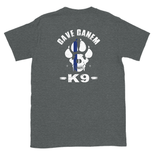 -CAVE CANEM BLUE LINE- Kurzarm-Unisex-T-Shirt
