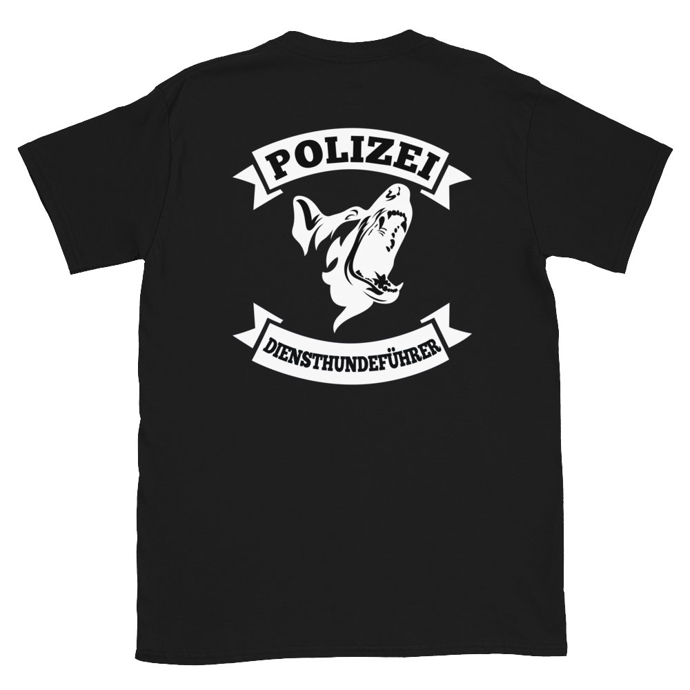 -POLIZEI DIENSTHUNDEFÜHRER- Kurzarm-Unisex-T-Shirt