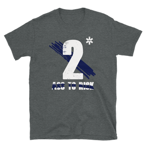 -2 ASS TO RISK- Kurzarm-Unisex-T-Shirt