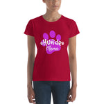 -HUNDE MAMA- Frauen Kurzarm T-Shirt