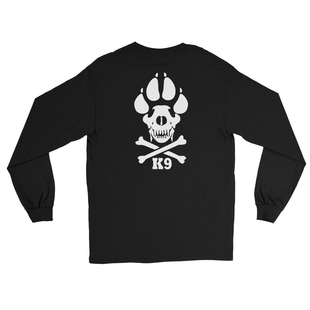 -K9 Skull- Langarm-T-Shirt
