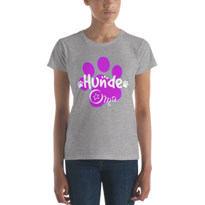 -HUNDE OMA- Frauen Kurzarm T-Shirt