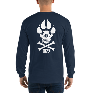 -K9 Skull-Langarm-T-Shirt