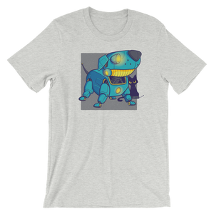 -ROBODOG- Kurzärmeliges Unisex-T-Shirt
