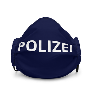 -POLIZEI- Gesichtsmaske Polizeiblau