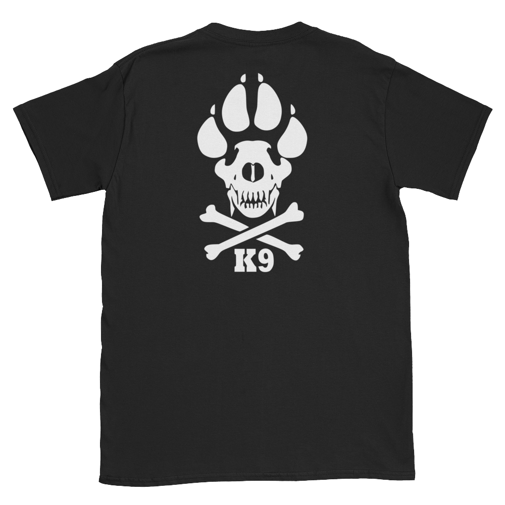 -K9 Skull- Kurzarm-Unisex-T-Shirt