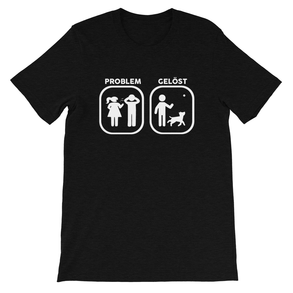 -PROBLEM GELÖST- Kurzärmeliges Unisex-T-Shirt