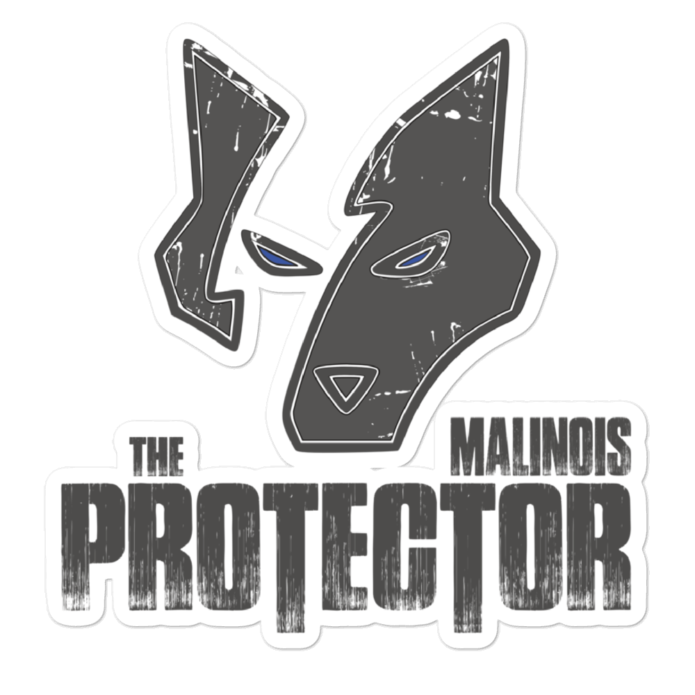 -THE PROTECTOR MALINOIS- Blasenfreie Aufkleber