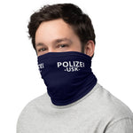 -POLIZEI USK- Multifunktionstuch Polizeiblau