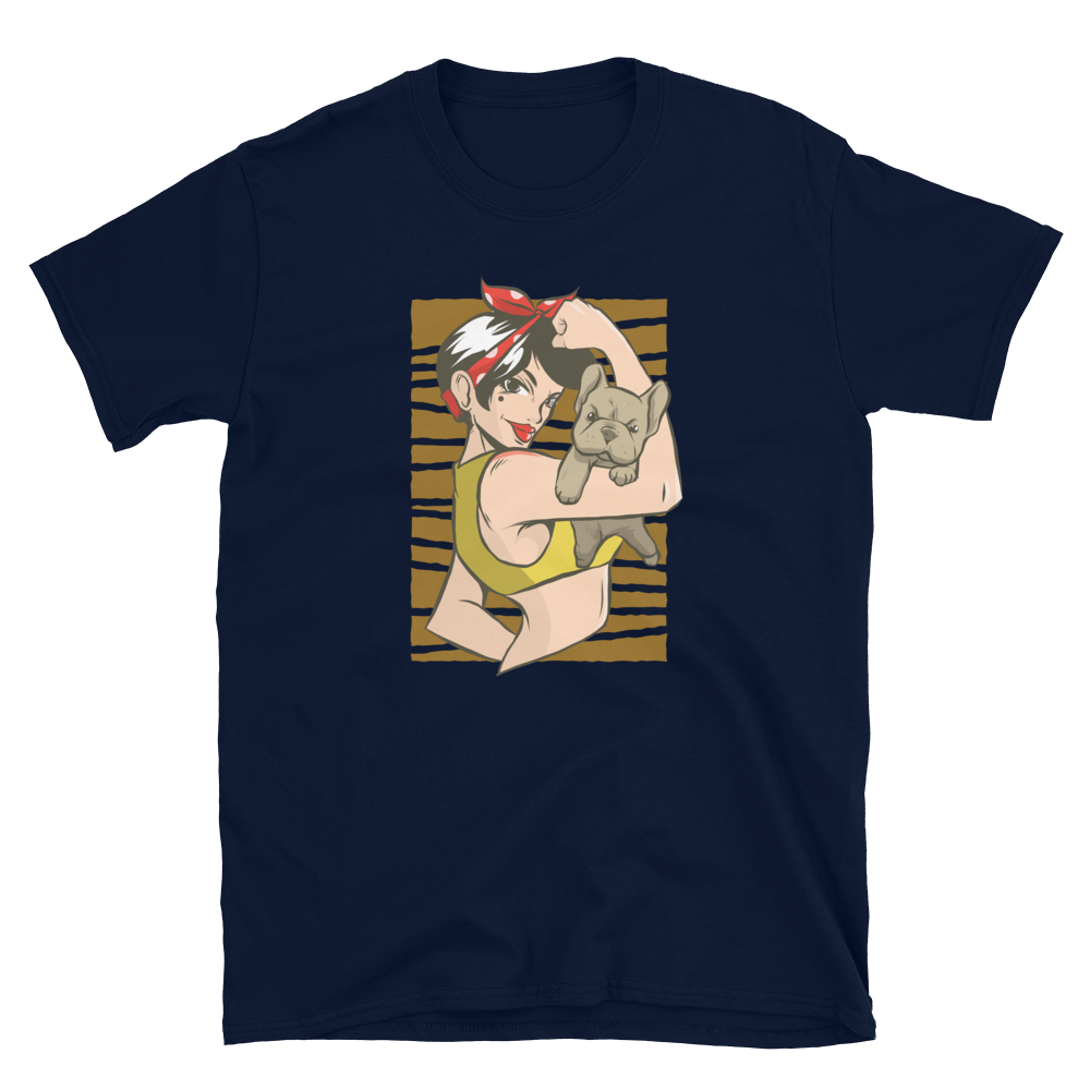 Dog Girl- Kurzarm-Unisex-T-Shirt