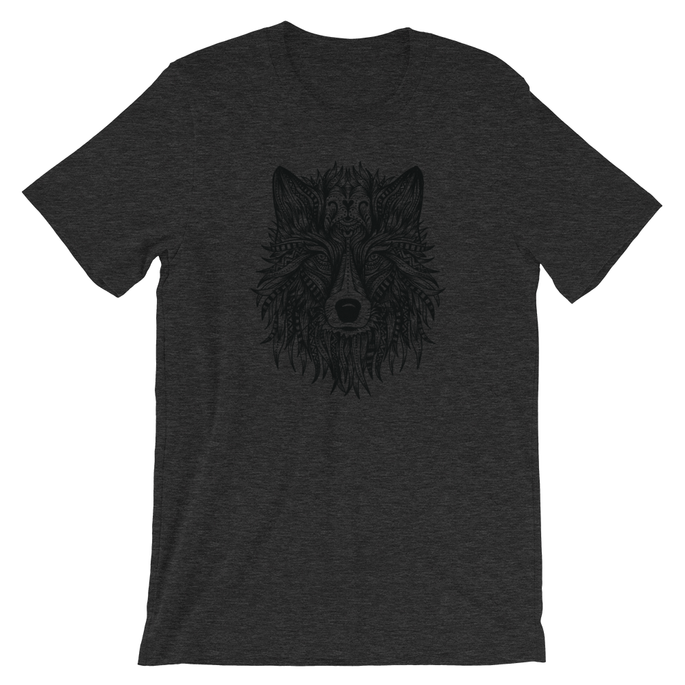 -Wolf- Kurzärmeliges Unisex-T-Shirt
