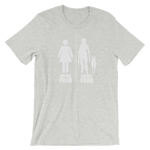 -DEINE FRAU MEINE FRAU- Kurzärmeliges Unisex-T-Shirt
