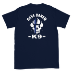 -CAVE CANEM BLUE LINE- Kurzarm-Unisex-T-Shirt