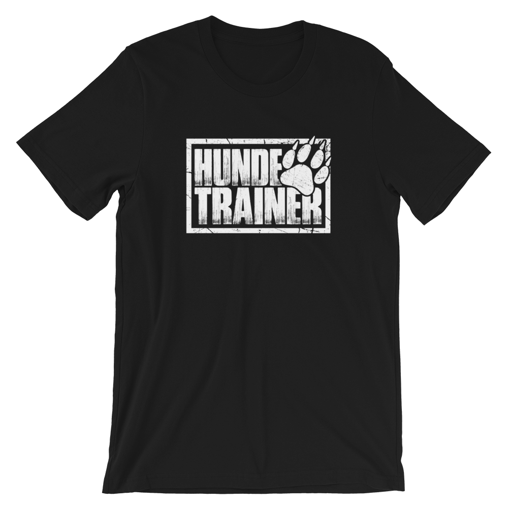 -HUNDE TRAINER- Kurzärmeliges Unisex-T-Shirt