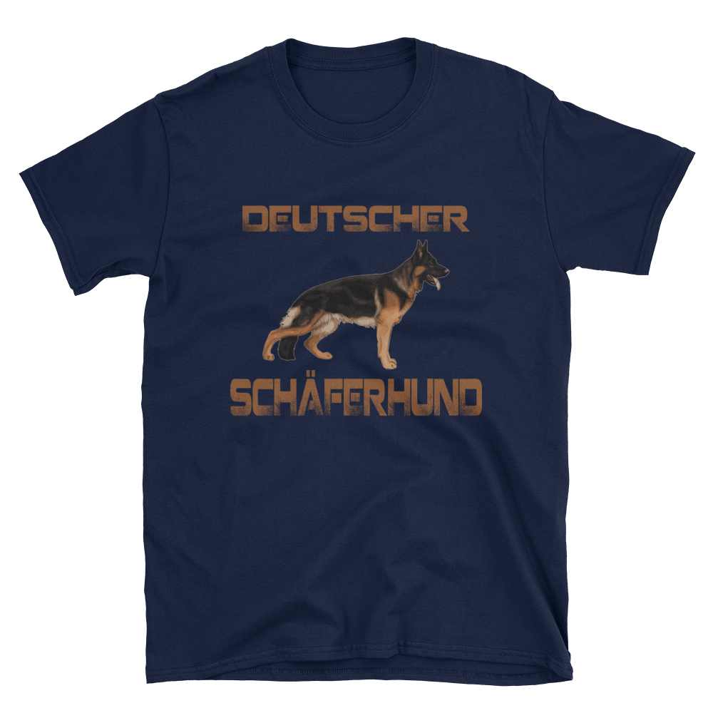 -DEUTSCHER SCHÄFERHUND- Kurzarm-Unisex-T-Shirt
