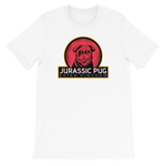 -JURASSIC PUG- Kurzärmeliges Unisex-T-Shirt