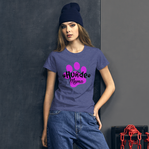 -HUNDEMAMA- Frauen Kurzarm T-Shirt