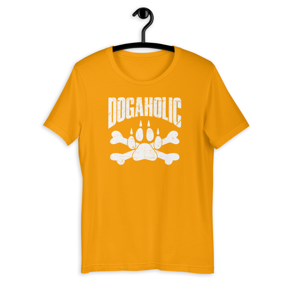 -DOGAHOLIC- Kurzärmeliges Unisex-T-Shirt
