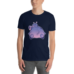 HAPPY HIPPO- Kurzarm-Unisex-T-Shirt