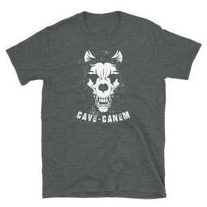 -CAVE-CANEM- Kurzärmeliges Unisex-T-Shirt