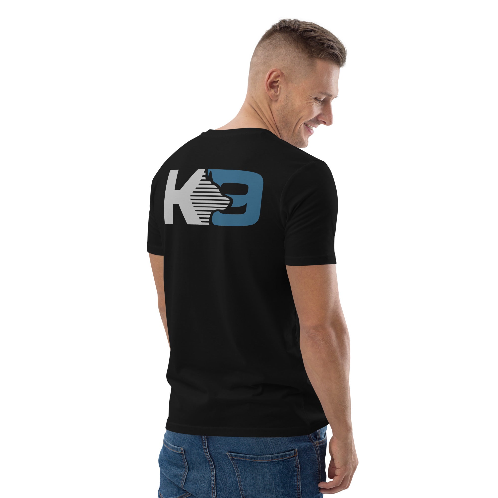 -K9-Logo Sniper- Unisex-Bio-Baumwoll-T-Shirt